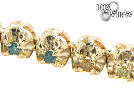 Canary and Blue Diamond Chain 54 Inches 5mm   28458 - Image 4