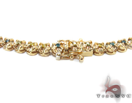 Canary and Blue Diamond Chain 54 Inches 5mm   28458 - Image 6