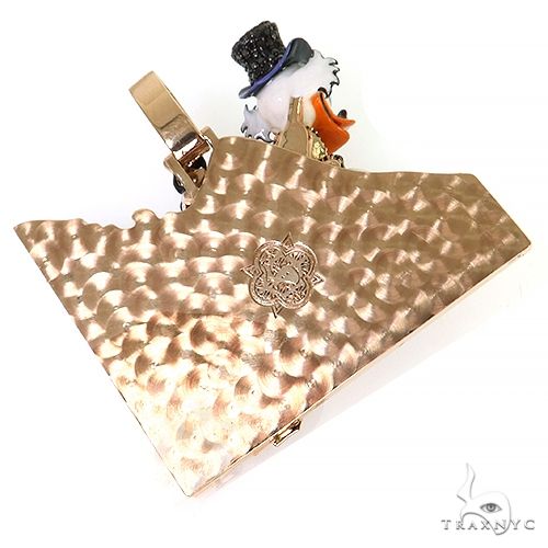 Cartoon Characters Scrooge McDuck Diamond & Sapphire Pendant 68289 - Image 6