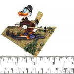 Cartoon Characters Scrooge McDuck Diamond & Sapphire Pendant 68289 - Image 7