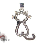 Cat Diamond Pendant 27082 - Image 4