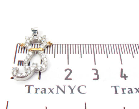Cat Diamond Pendant 27082 - Image 8