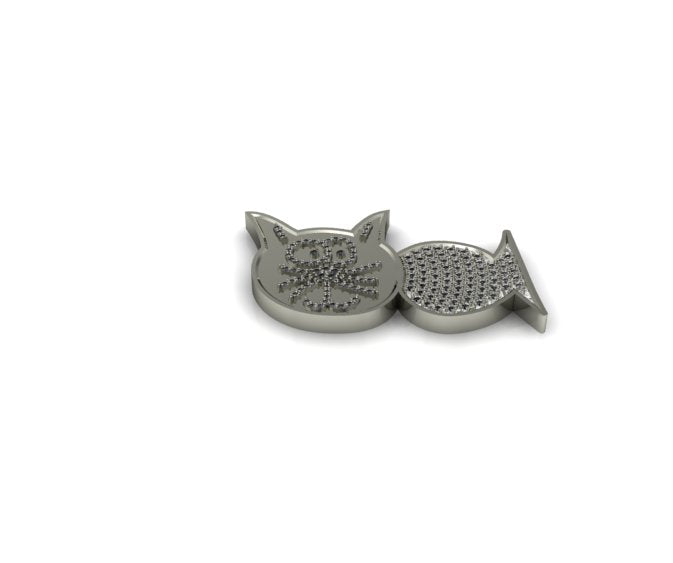 Cat Fish Diamond Pendant 26815 - Image 9
