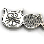 Cat Fish Diamond Pendant 26815 - Image 10