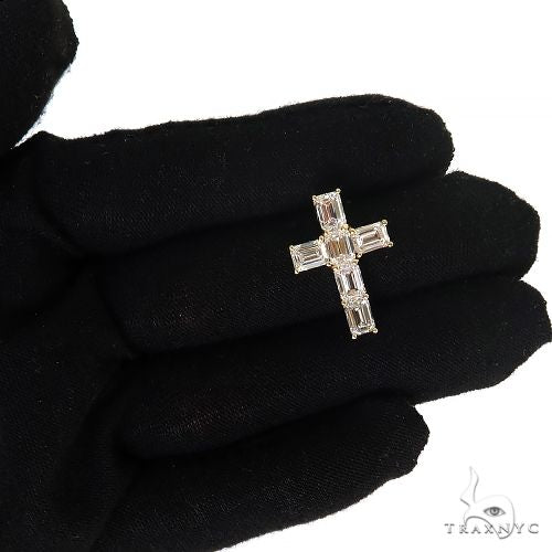 Celestial Emarald Cross Pendant  69642 - Image 7