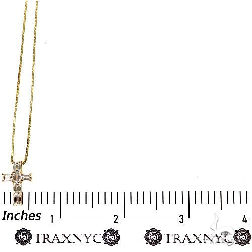 Celestial Emarald Cross Mini Pendant Set 69667 - Image 5