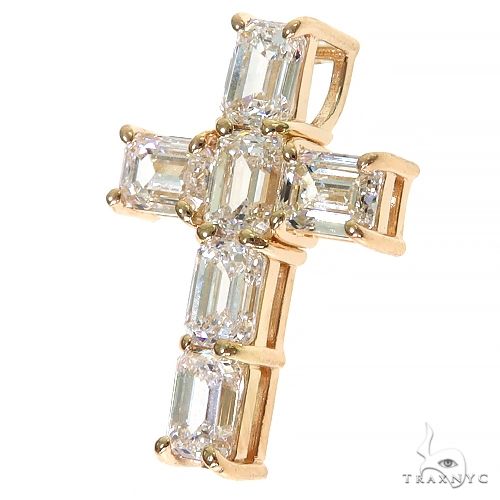 Celestial Emarald Cross Pendant Mini 69655 - Image 3