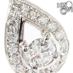 Ceylon Sapphire Diamond Earrings 28326 - Image 3