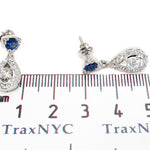 Ceylon Sapphire Diamond Earrings 28326 - Image 5