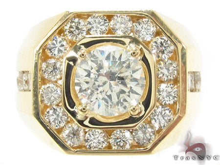 Mens Diamond Godfather Ring 33432 - Image 2