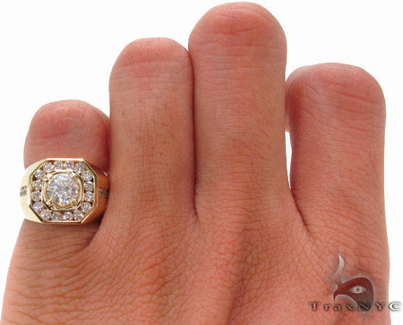 Mens Diamond Godfather Ring 33432 - Image 7