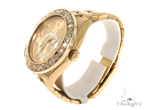 Channel Diamond Rolex Oyster Perpetual Sky-Dweller Watch 49177 - Image 5