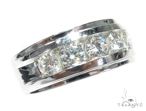 Channel Diamond Wedding Ring 41766 - Image 1