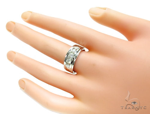 Channel Diamond Wedding Ring 41766 - Image 8