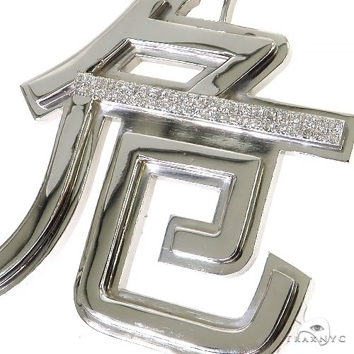 Chines Character Diamond Pendant 68851 - Image 3