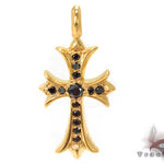 Black Diamond Cross Crucifix Pendant 29108 - Image 1