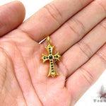 Black Diamond Cross Crucifix Pendant 29108 - Image 6