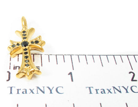 Black Diamond Cross Crucifix Pendant 29108 - Image 8