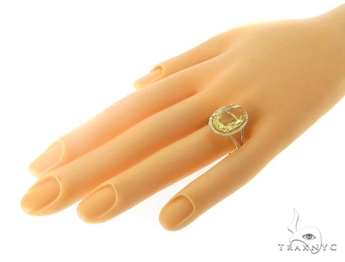 Citrine Diamond Anniversary/Fashion Ring 49444 - Image 7