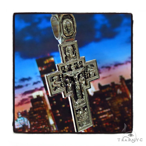 Classic Silver Cross Crucifix 45259 - Image 3