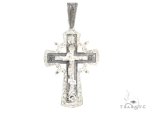 Classic Silver Cross Crucifix 45259 - Image 1