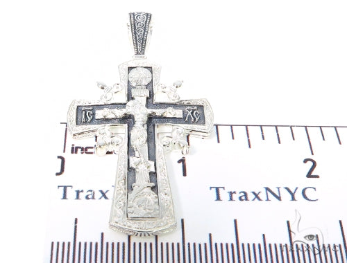 Classic Silver Cross Crucifix 45259 - Image 5