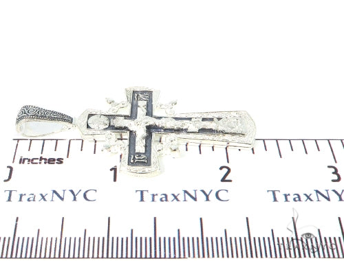 Classic Silver Cross Crucifix 45259 - Image 6