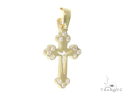 Bezel Diamond Cross Crucifix 44312 - Image 1