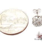 Flower Diamond Stud Earrings 26720 - Image 5