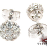 Cluster Diamond Stud Earrings 27875 - Image 4