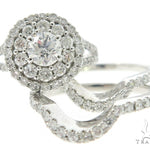 Cluster Halo Diamond Engagement Ring 45607 - Image 11