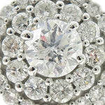 Cluster Halo Diamond Engagement Ring 45607 - Image 3