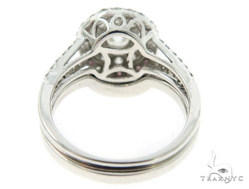 Cluster Halo Diamond Engagement Ring 45607 - Image 5