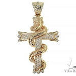 Cobra Cross Diamond Pendant 63956 - Image 1