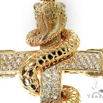 Cobra Cross Diamond Pendant 63956 - Image 4