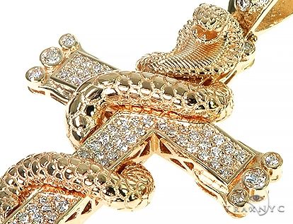 Cobra Cross Diamond Pendant 63956 - Image 6