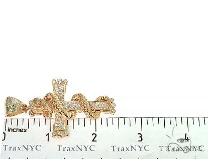 Cobra Cross Diamond Pendant 63956 - Image 8
