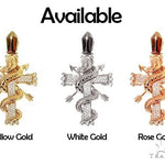 Cobra Cross Diamond Pendant 66340 - Image 8