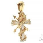 Cobra Cross Diamond Pendant 66340 - Image 2