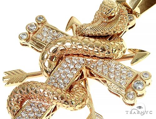 Cobra Cross Diamond Pendant 66340 - Image 5