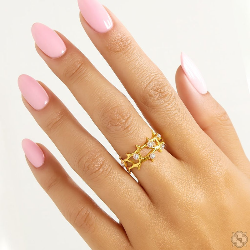 Crown of Thorns Diamond Ring 70782 - Image 4