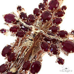 Sovereign's Halo Ruby Cross pendant  69182 - Image 3