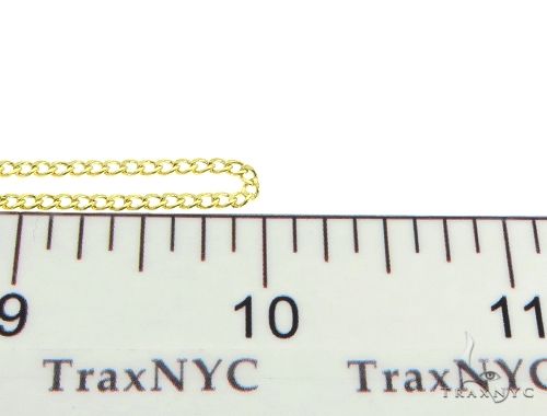 10k Yellow Gold Curb Chain 2mm 22 Inches   64047 - Image 5