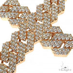 Cuban Link Diamond Cross Set 68331 - Image 3