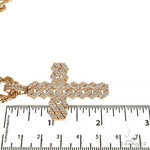 Cuban Link Diamond Cross Set 68331 - Image 6