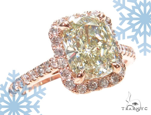 Cushion Cut Halo Diamond Engagement Ring 42900 - Image 2