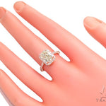 Cushion Cut Halo Diamond Engagement Ring 42900 - Image 7