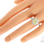 Cushion Cut Halo Diamond Engagement Ring 45618 - Image 7