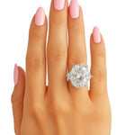 Cushion Diamond Engagement Ring 70512 - Image 7