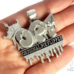 Custom Made OPF Original Pie Flipper Diamond Pendant 65798 - Image 6